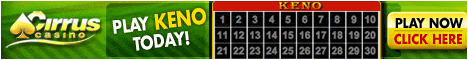 Cirrus - Keno (333% Bonus + $25 Chip)