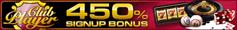 Club Player - Claim a 450% Signup Bonus Club Player - Claim a 450% Signup Bonus