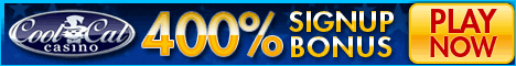 CoolCat - 400% Bonus + $50 Free