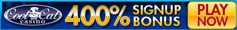CoolCat Casino - 400% Sign-up Bonus CoolCat Casino - 400% Sign-up Bonus